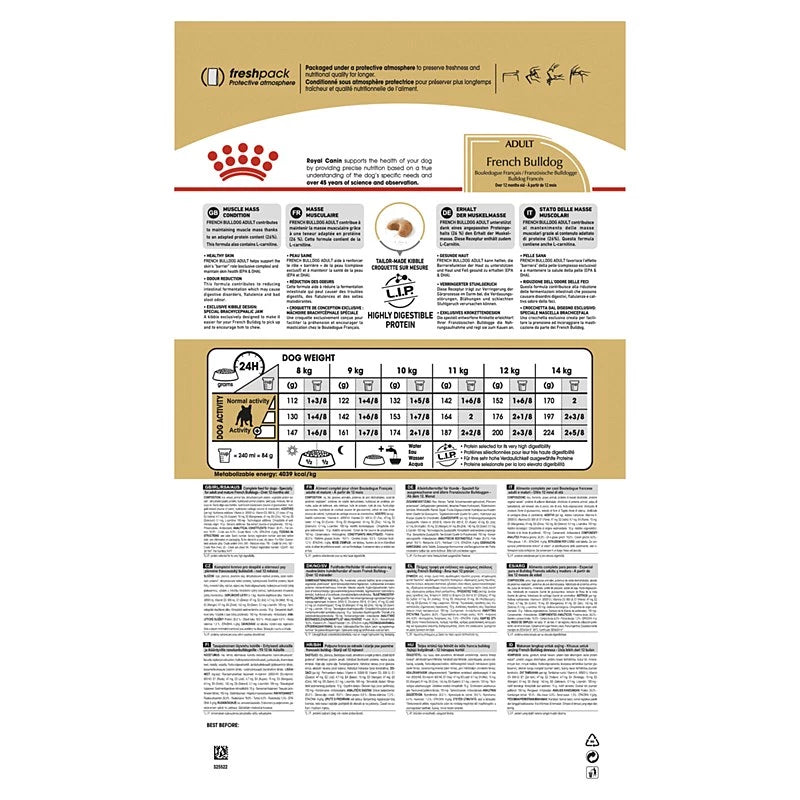 Royal Canin - French Bulldog Adult Dog Dry Food 3kg