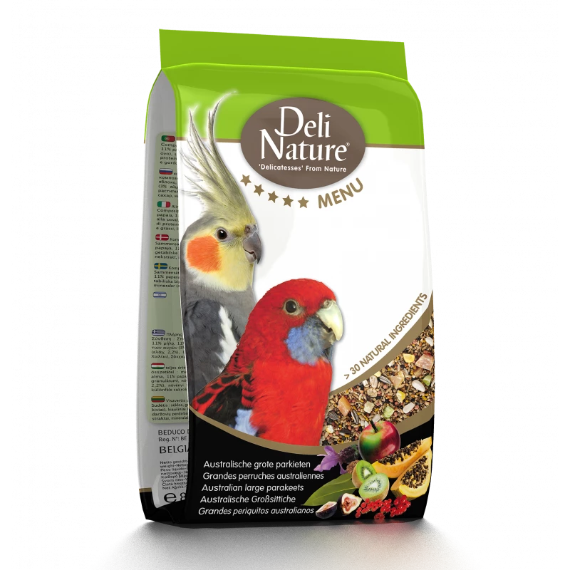 Premium Australian Parakeet Food 800g - Deli Nature Birdelicious