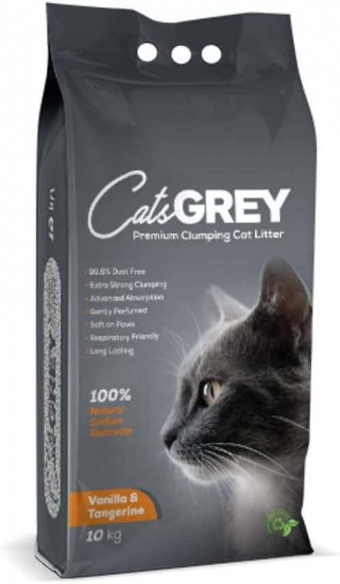 Cats Grey - Vanilla & Tangerine Cat Litter 10 KG