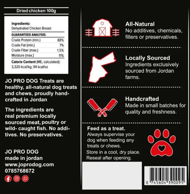 JO PRO DOG - Dried beef 100g