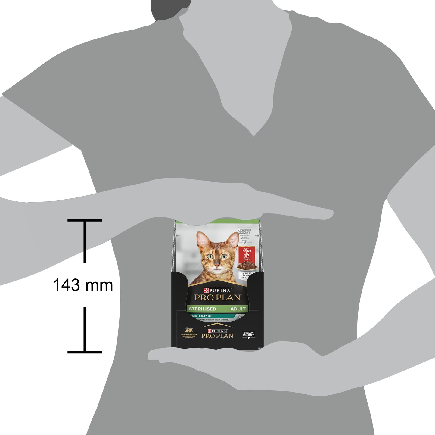 Pro Plan - Sterilized Wet Cat Food, Beef in Gravy, 26x85g
