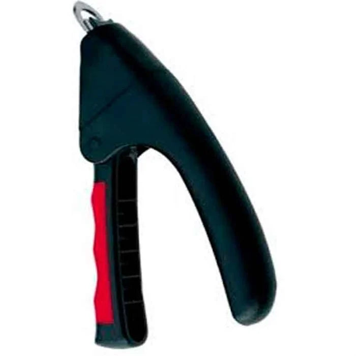 Black and red handheld tool on a white background