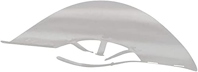 White car fender on a white background