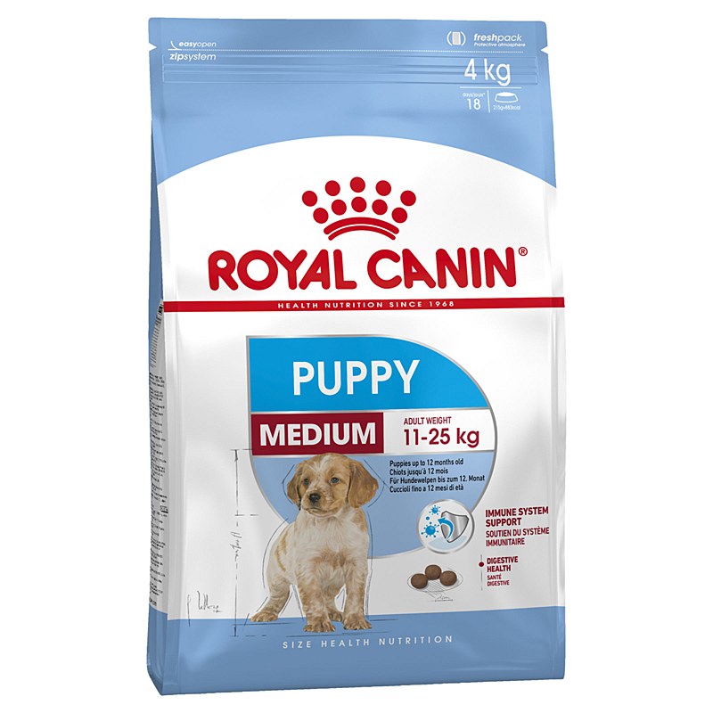 Royal Canin - Medium Puppy Dry Food 4kg