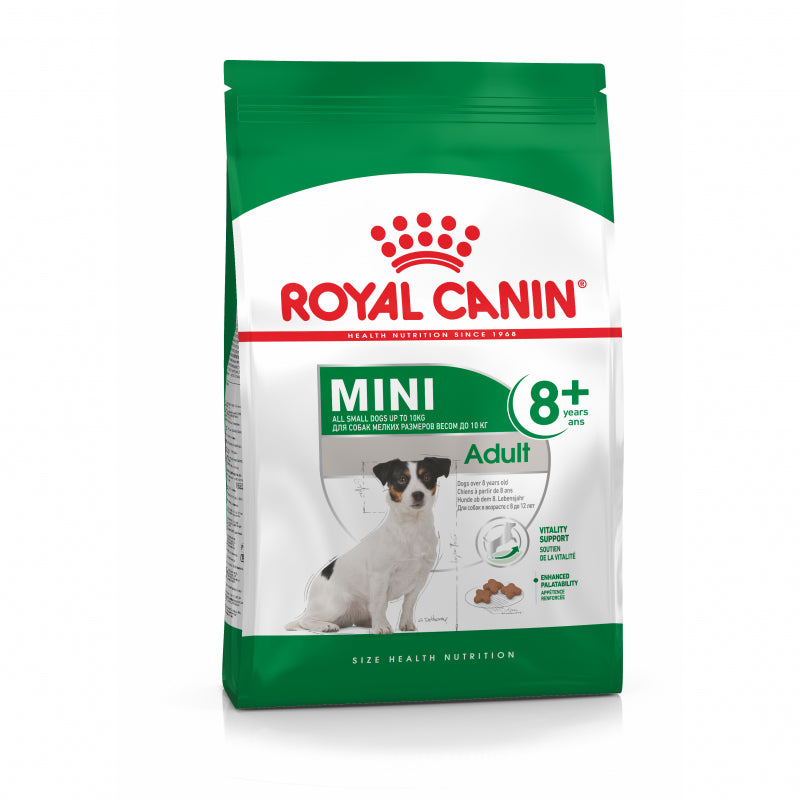 Royal Canin - Mini Adult Dog Dry Food 8+ 2kg