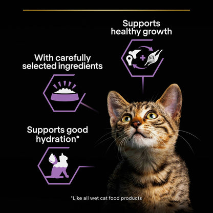 Pro Plan Baby Kitten Mousse Wet Cat can with Chicken, 24x85g