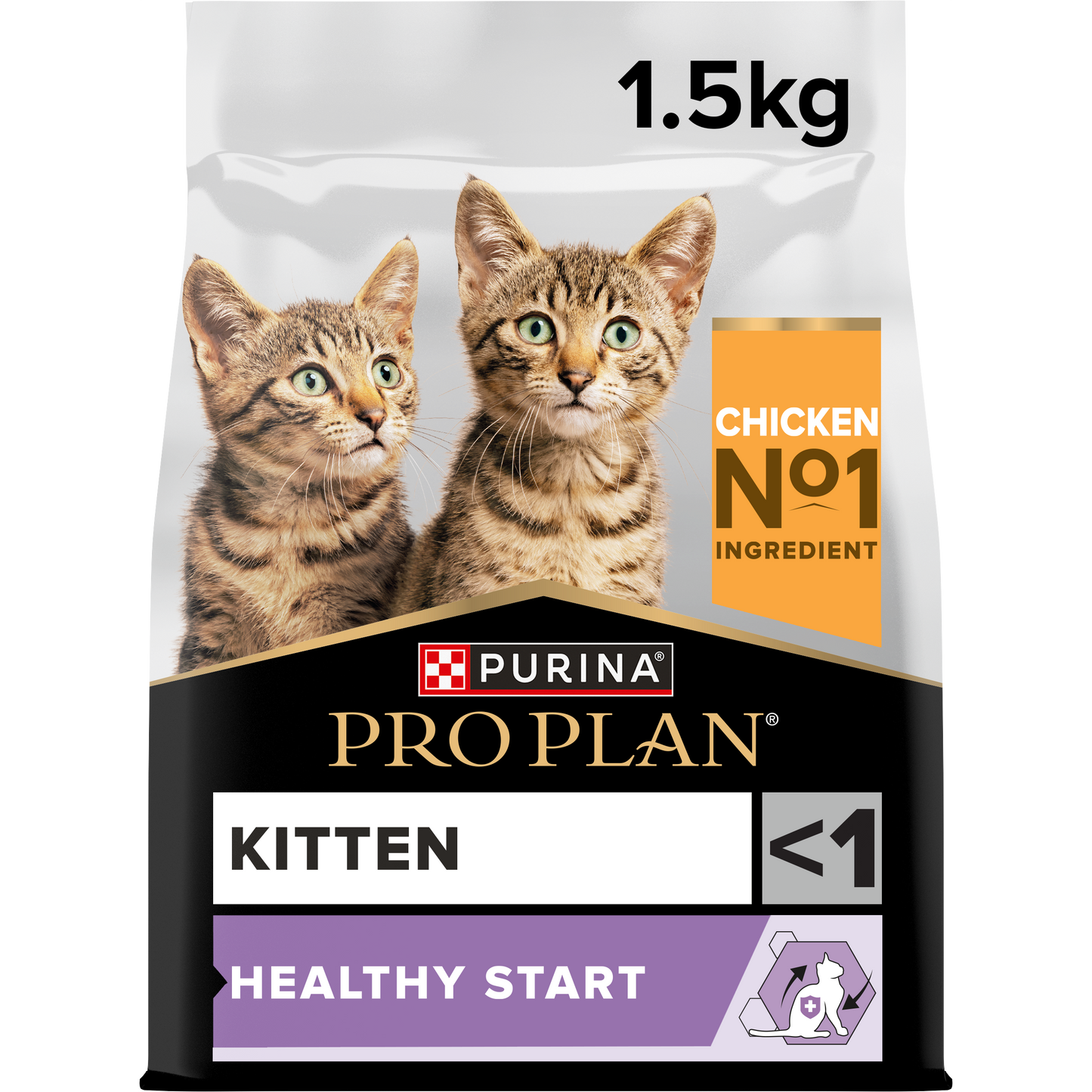 Pro Plan Kitten Healthy Start Dry Cat Food with Chicken, 1.5 Kg