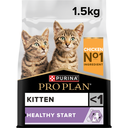 Pro Plan Kitten Healthy Start Dry Cat Food with Chicken, 1.5 Kg