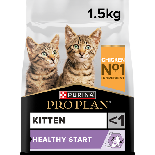 Pro Plan Kitten Healthy Start Dry Cat Food with Chicken, 1.5 Kg
