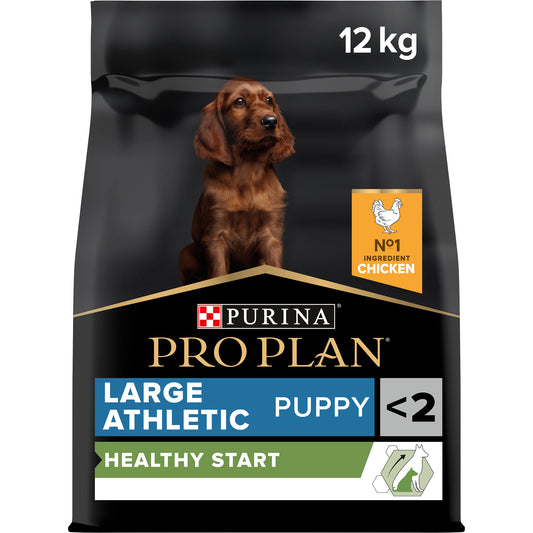Pro Plan Healthy Start Large Athletic Puppy, Dry Dog food with Chicken, 12 kg