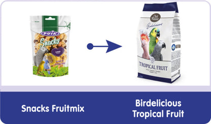 Deli Nature Birdelicious Tropical Fruit 750 gr