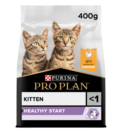 Pro Plan Kitten Healthy Start Dry Cat Food with Chicken, 400G