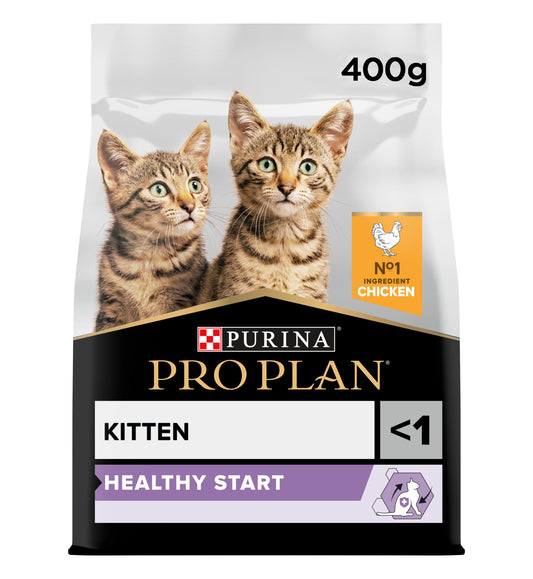 Pro Plan Kitten Healthy Start Dry Cat Food with Chicken, 400G