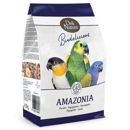 Premium Amazonian Parrot Food 750g - Deli Nature Birddelicious