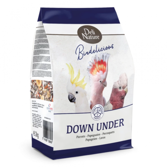 Premium Cockatoo Food 2kg - Deli Nature Down Under Formula