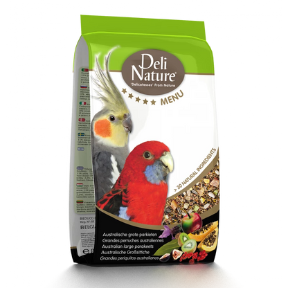 Premium Australian Parakeet Food 800g - Deli Nature Birdelicious