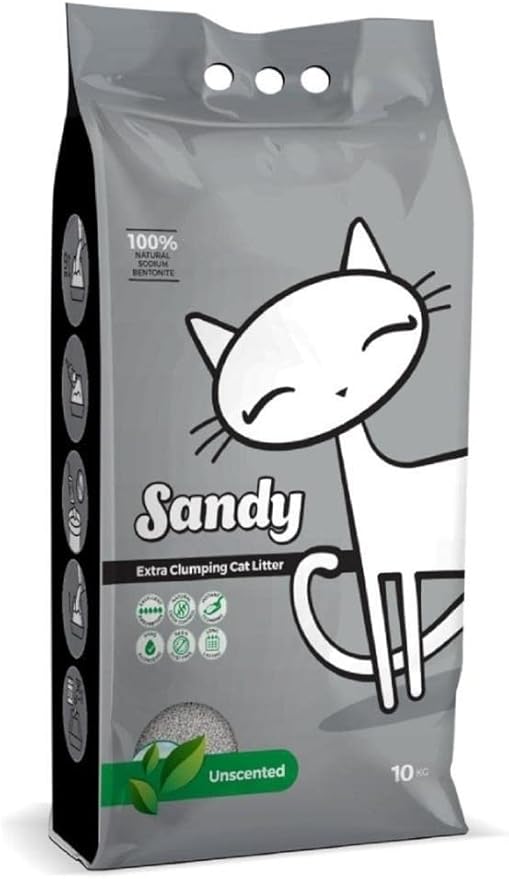 Sandy - Unscented Cat Litter 10 KG
