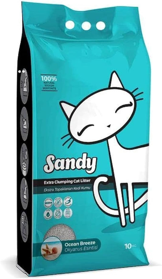 Sandy - Ocean Breeze Cat Litter 10 KG