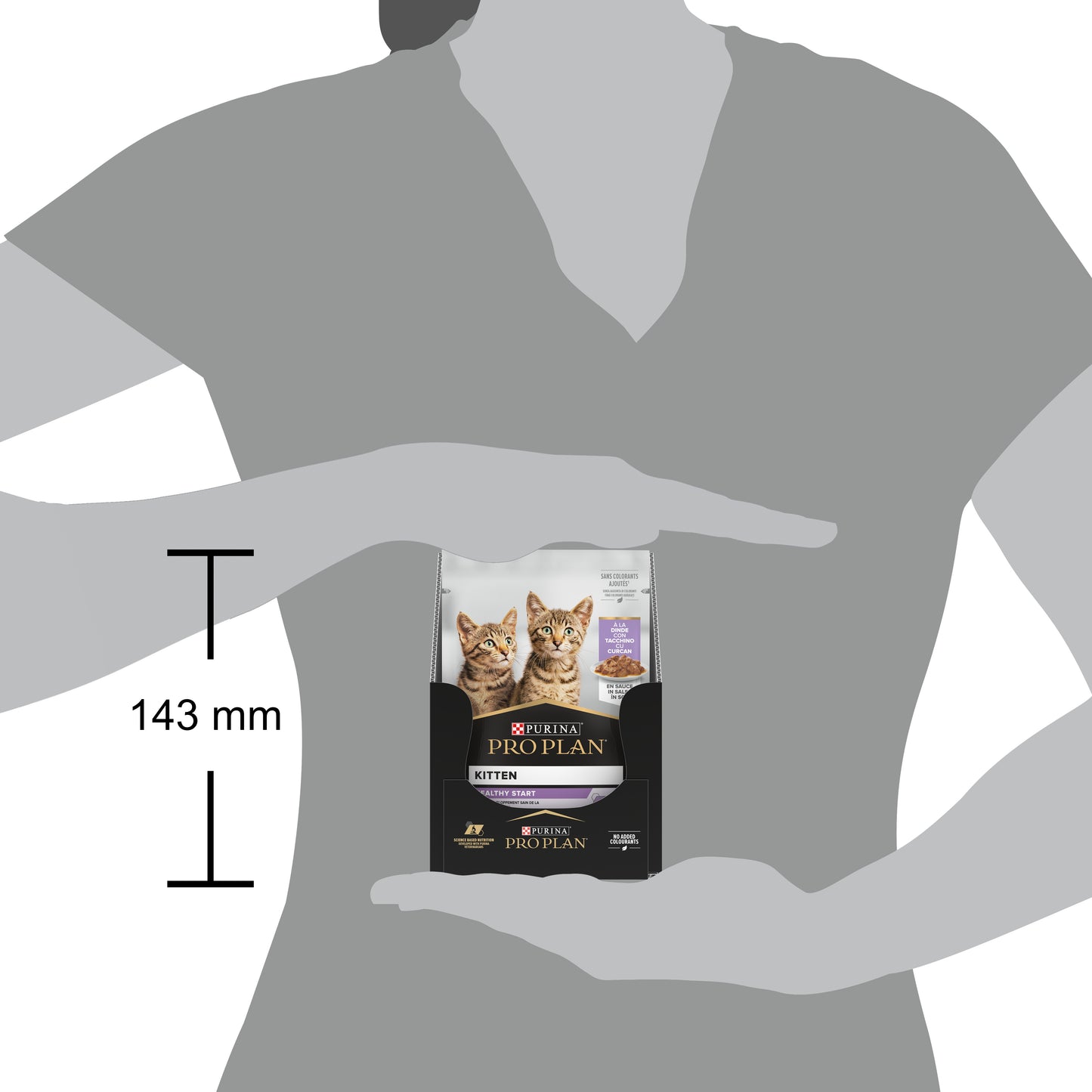 Pro Plan Kitten Healthy Start, Wet Cat Food Turkey in Gravy 26x85g