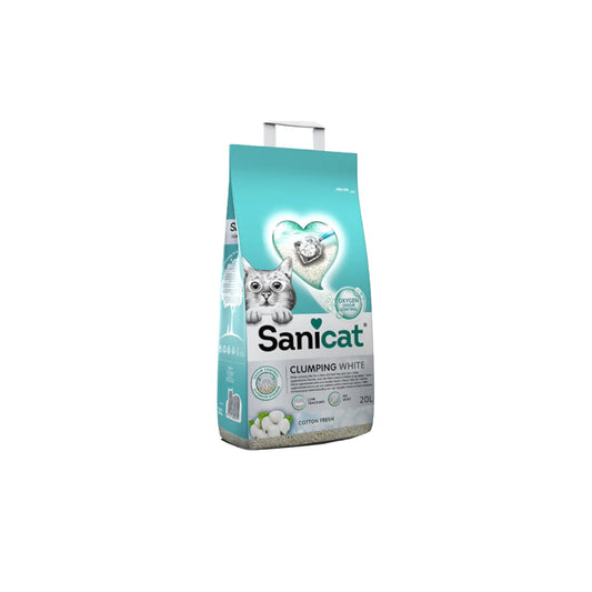 SaniCat - Clumping White Cotton Fresh 20L