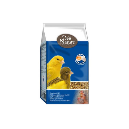Bag of Deli Nature bird food with images of birds on a white background