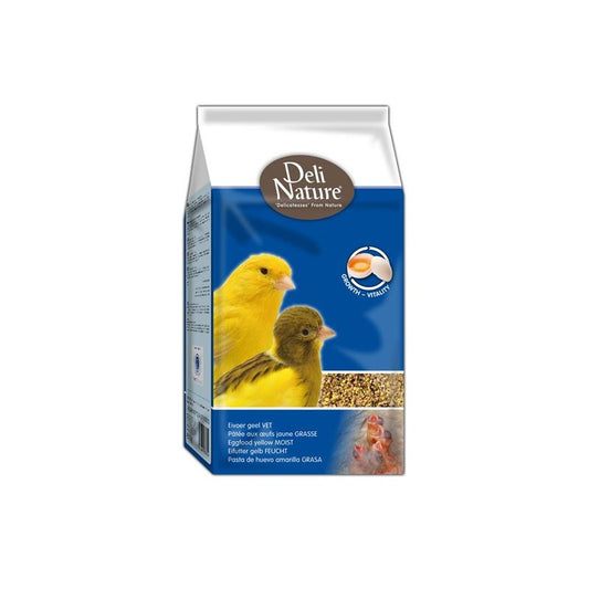 Bag of Deli Nature bird food with images of birds on a white background