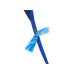Blue sword icon on a white background
