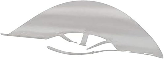 White car fender on a white background