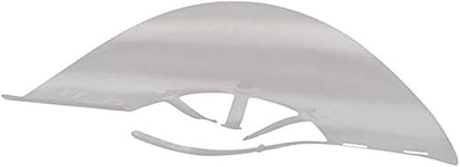 White car fender on a white background