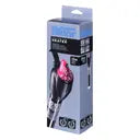 Hair dryer with pink nozzle in packaging