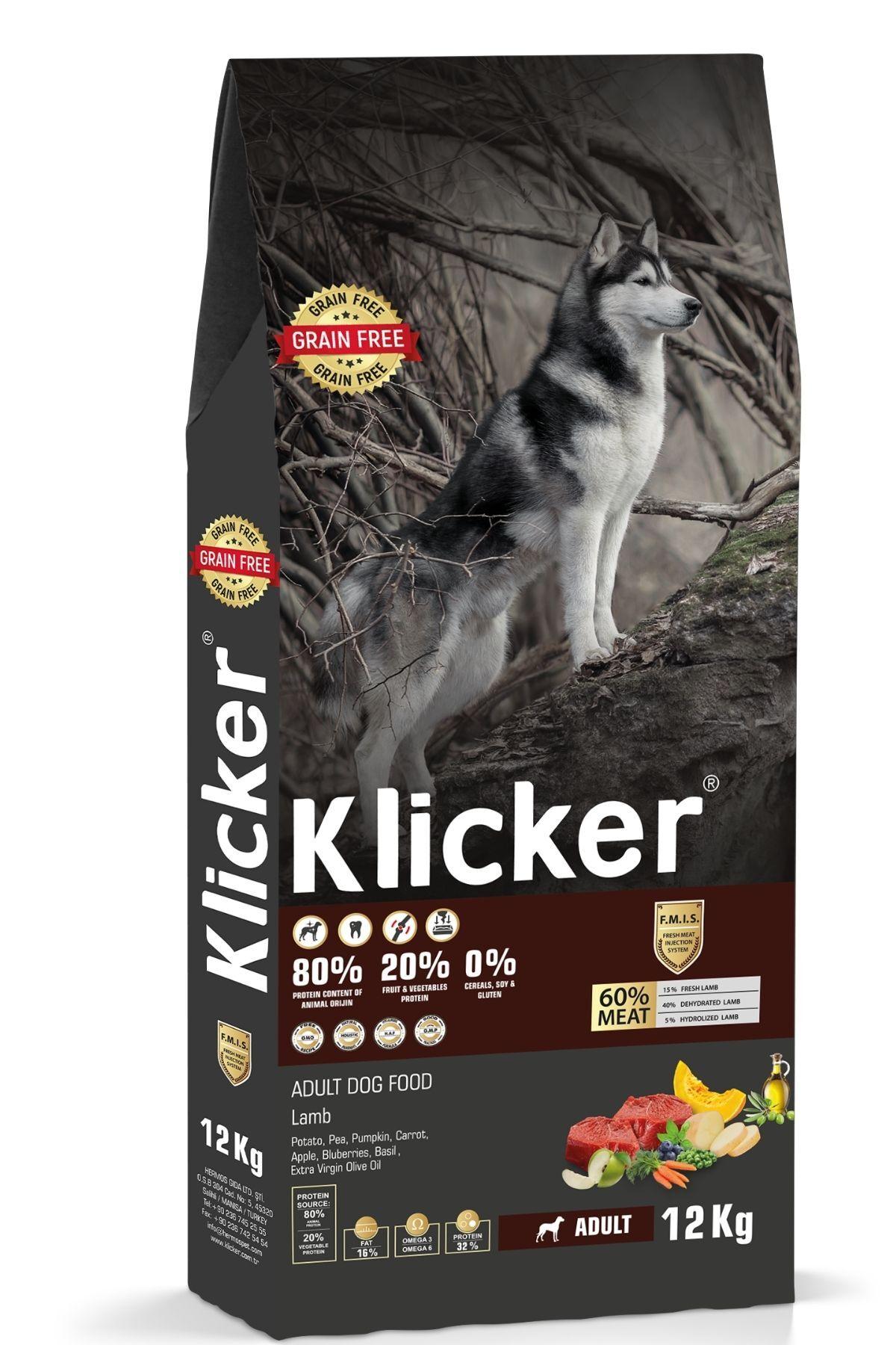 Klicker Adult Dog Food – Lamb Formula | 12 KG