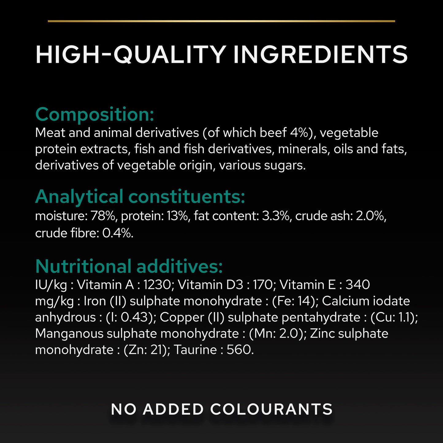Nutritional information and ingredient list on a product label.
