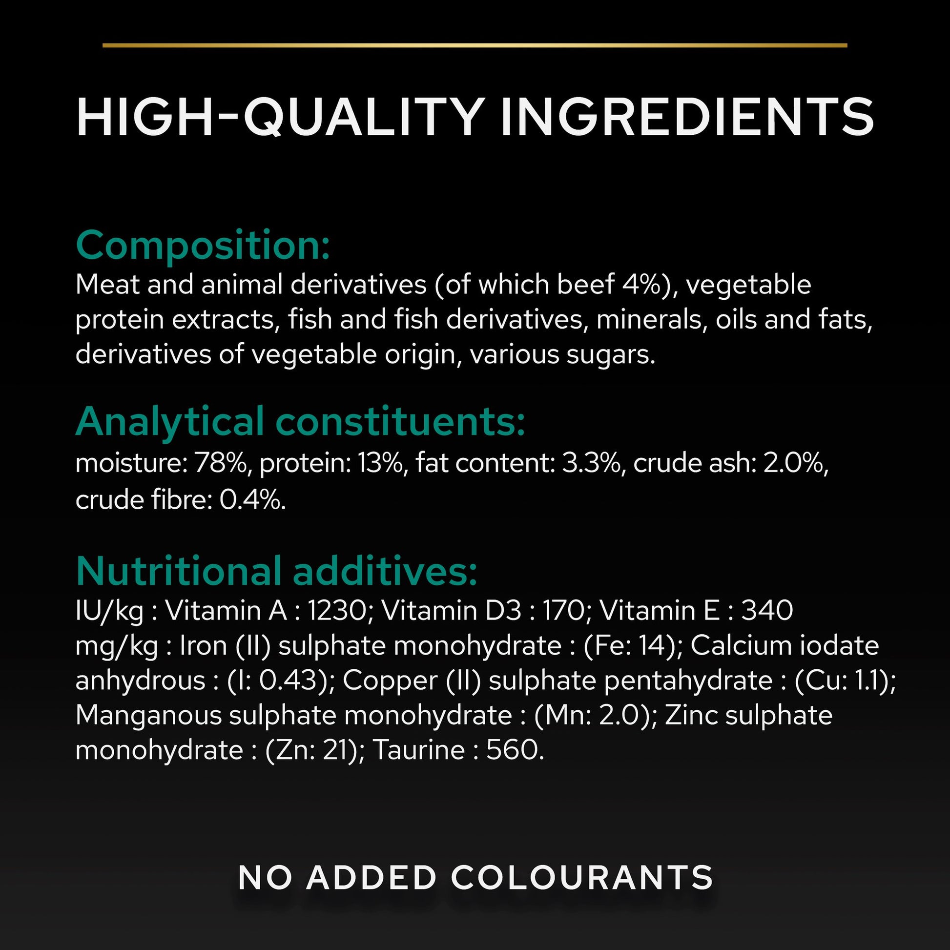 Nutritional information and ingredient list on a product label.