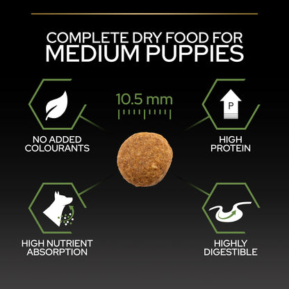 Pro Plan Healthy Start Medium Puppy, Dry Dog food with Chicken,12 kg