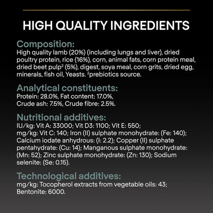 Detailed nutritional information and ingredient list on a product label.