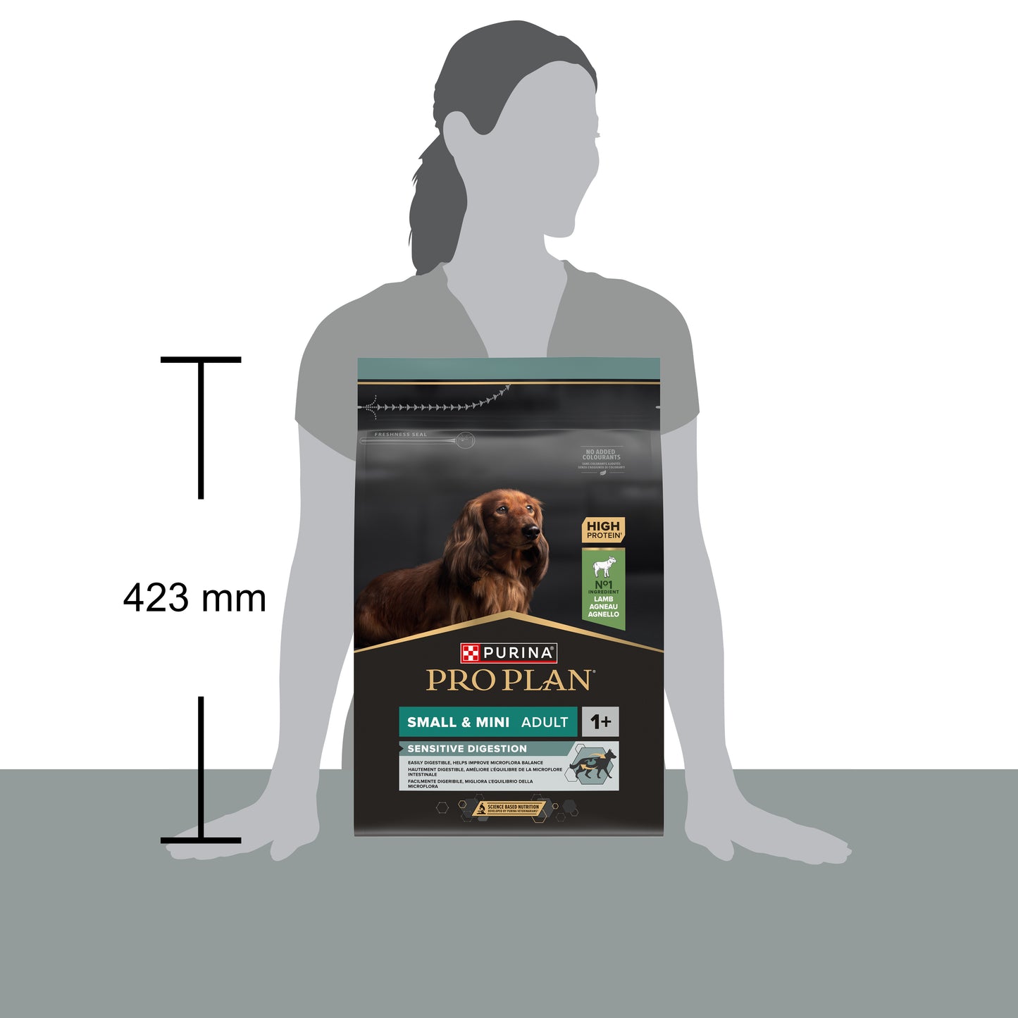 Pro Plan Sensitive Digestion Small and Mini Adult, Dry Dog food with Lamb, 3 kg