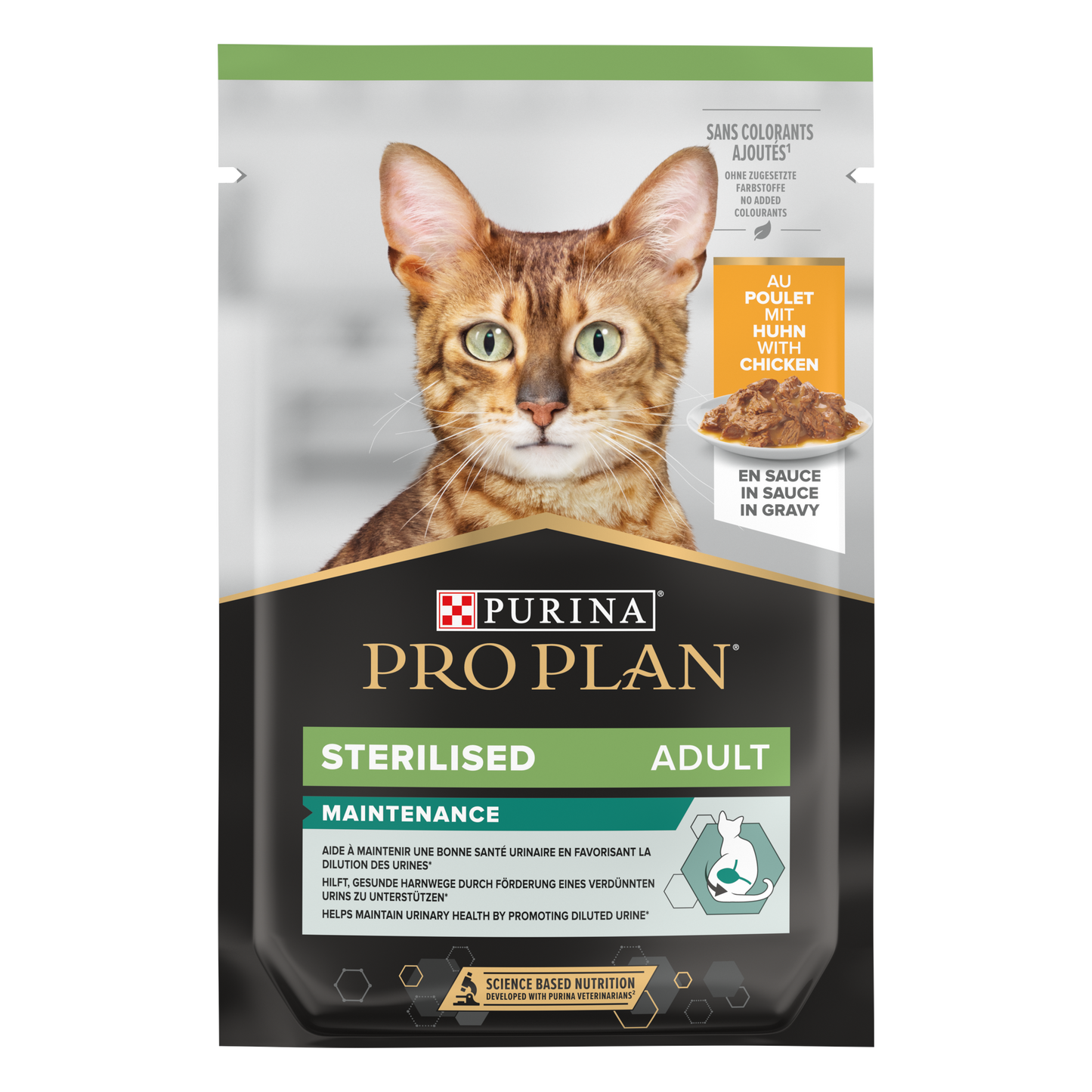 Pro Plan Sterilized Adult Wet Cat Food, Chicken in Gravy, 26x85g