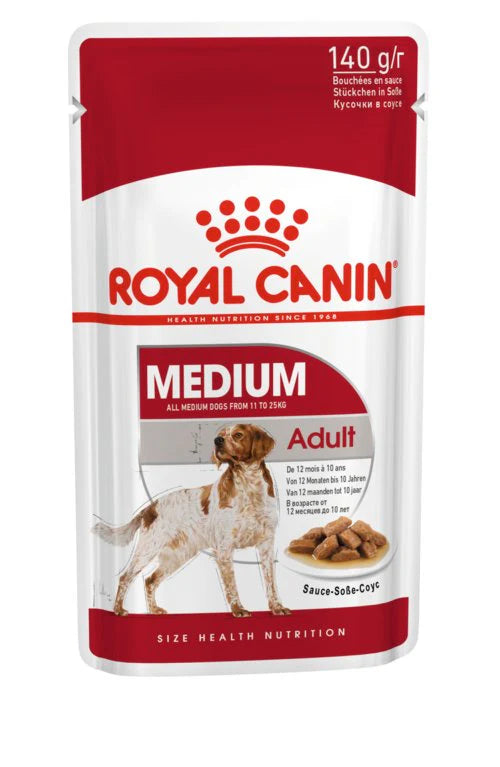 Royal Canin - Medium Adult Dog Wet Food 140g