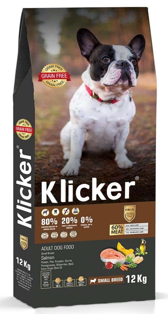 Klicker Adult Dog Salmon "Mini" – Small Breed Formula | 12 KG